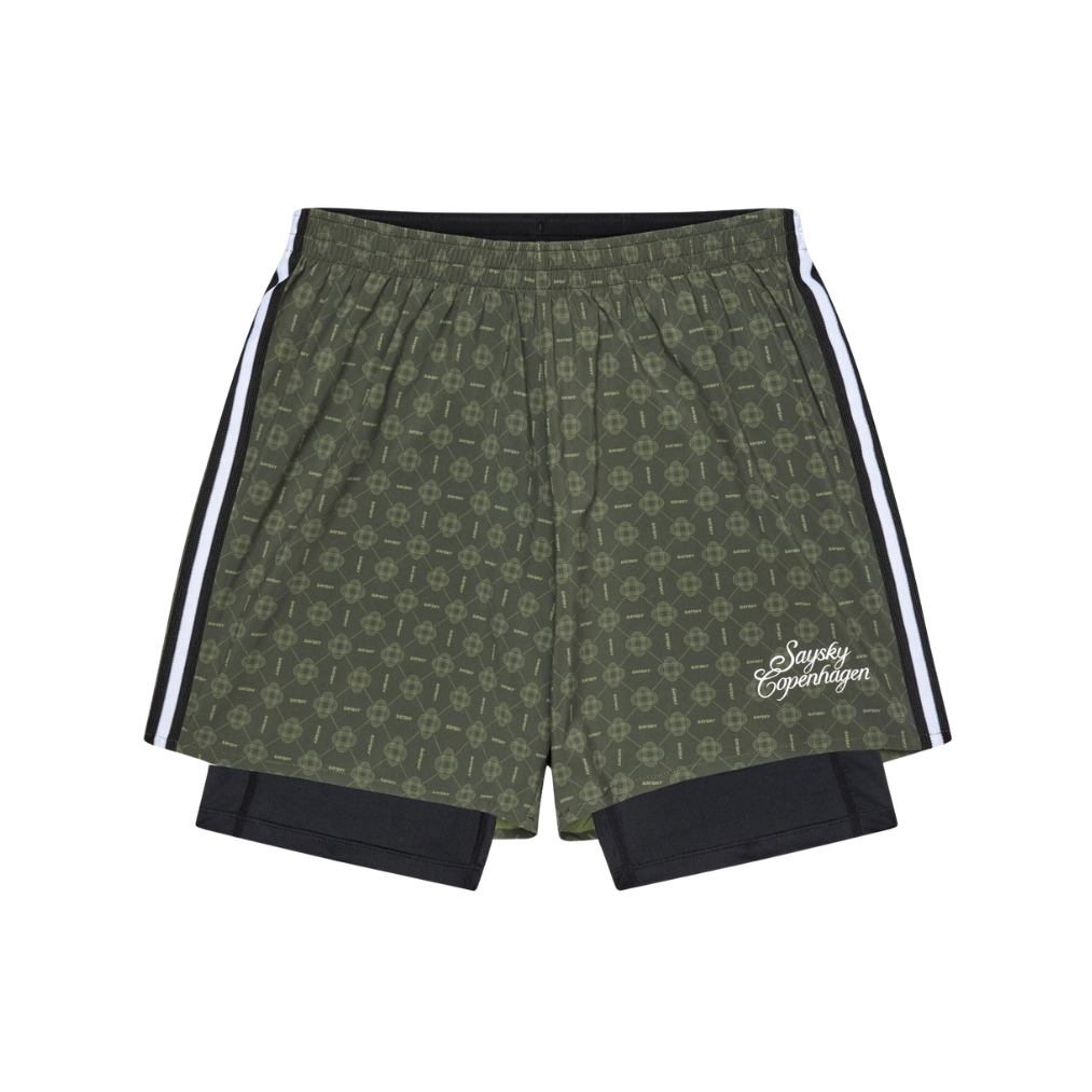 SAYSKY Men's Couture Pace 2 in 1 Shorts 5"