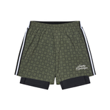 SAYSKY Men's Couture Pace 2 in 1 Shorts 5"