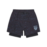 SAYSKY Men's Tiger Pace 2 in 1 Shorts 5"