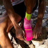 Sporcks Splash Pink Running Socks - Cam2