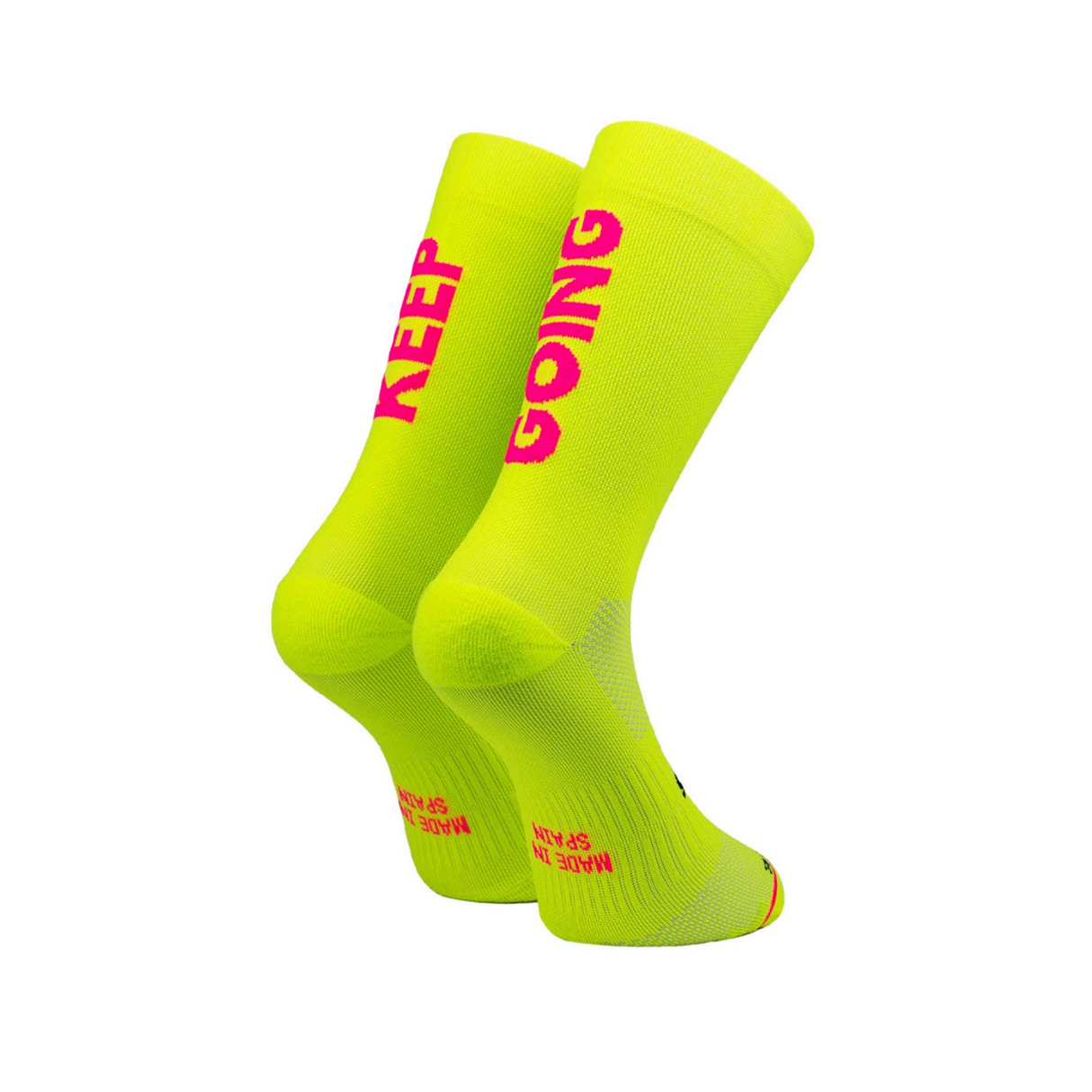 Sporcks Keep Going Yellow Running Socks