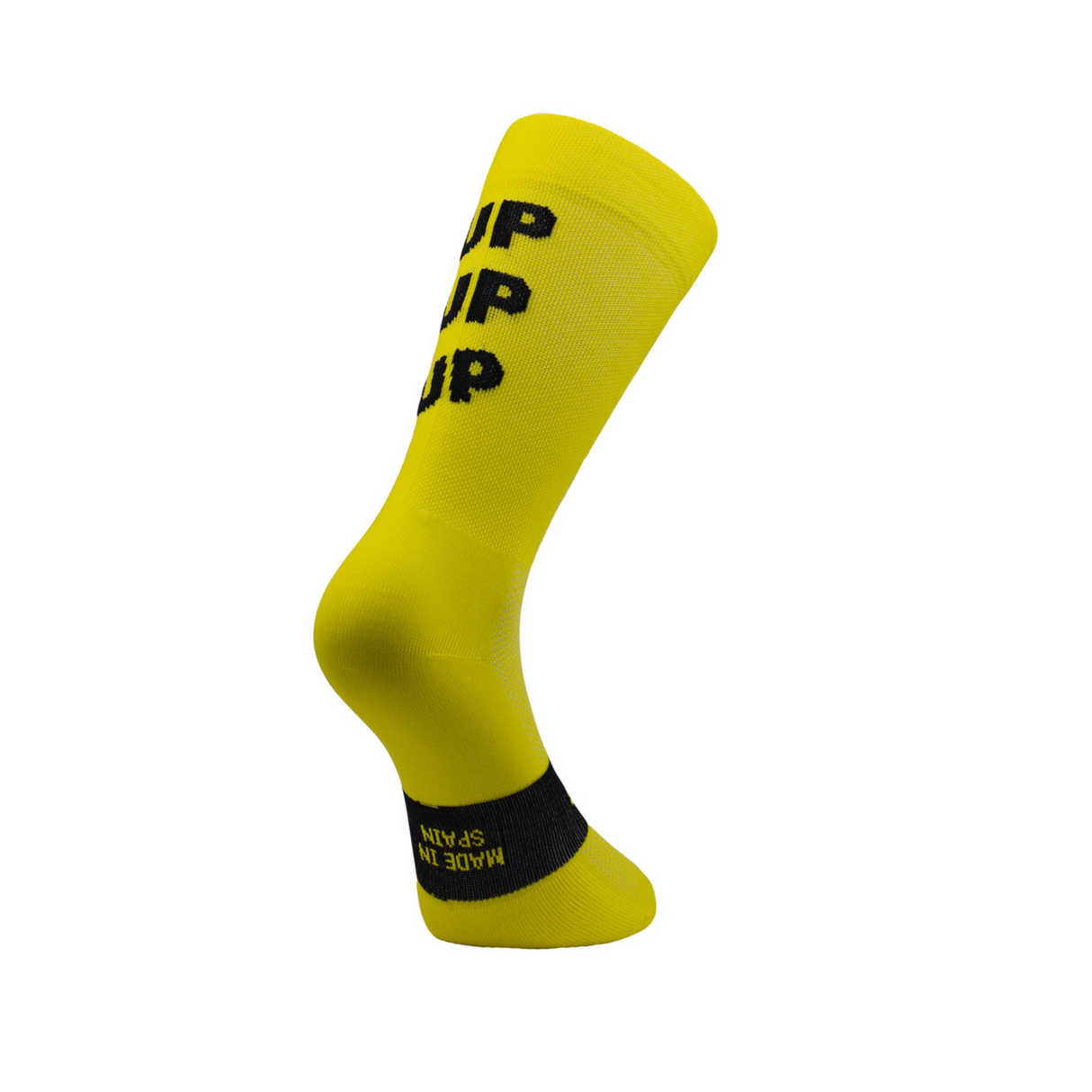 Sporcks Up Up Up Yellow Cycling Socks