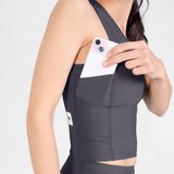SAYSKY Women's Combat Rib Crop Top