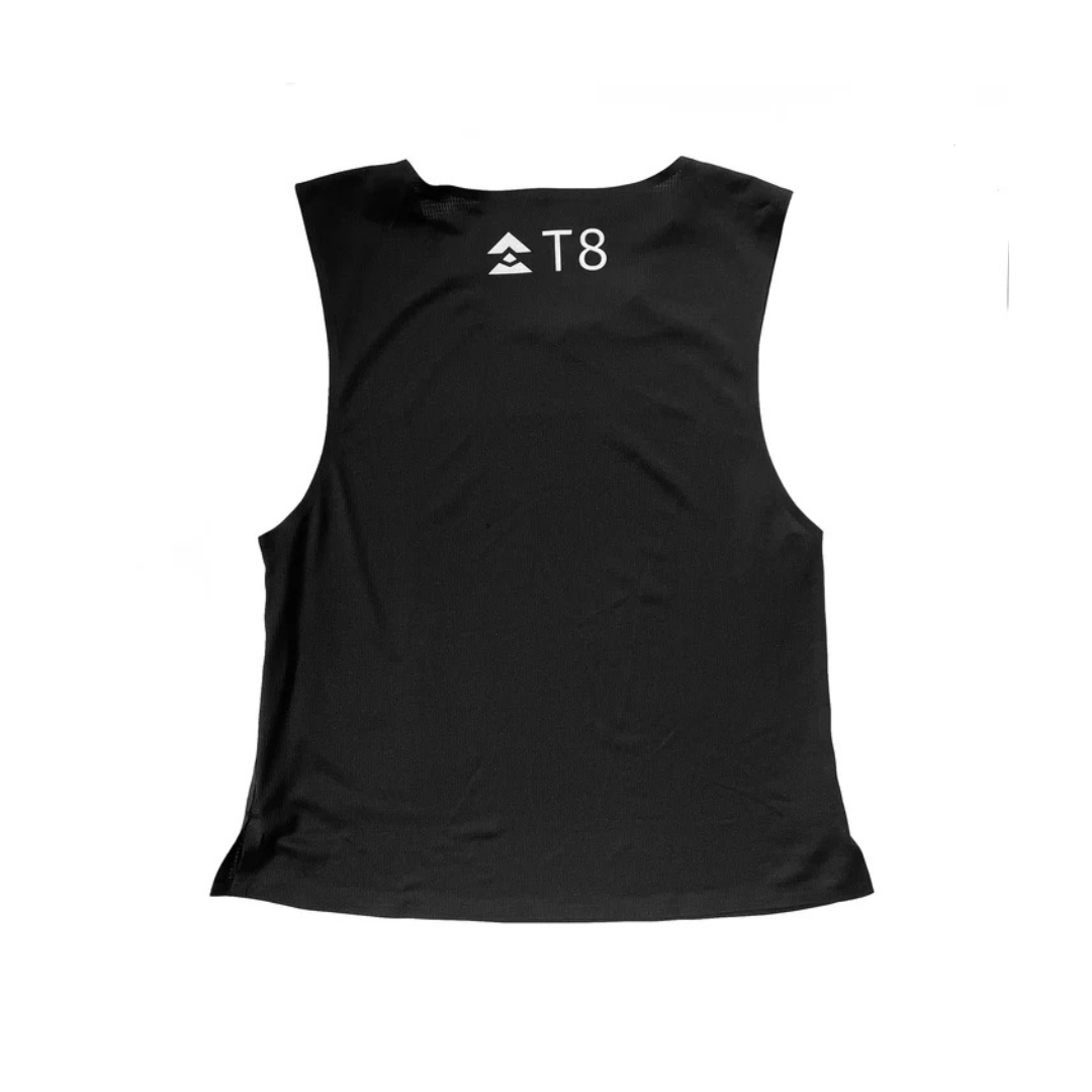 T8 Women's Trail Running Tank (Black)