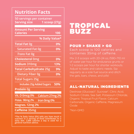 Tailwind - Tailwind Endurance Fuel (50 Servings Bag) - Cam2 