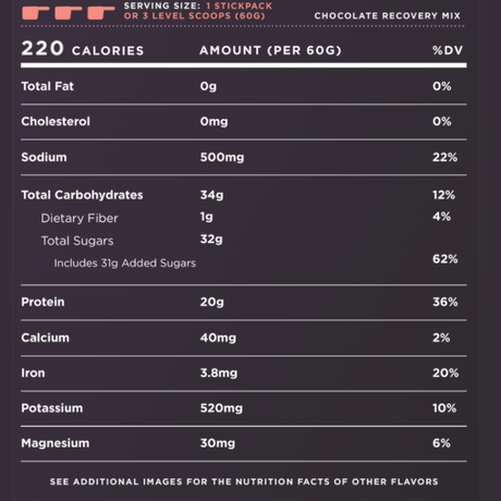 Tailwind - Tailwind Rebuild Recovery Mix (20 Servings Bag) - Cam2 