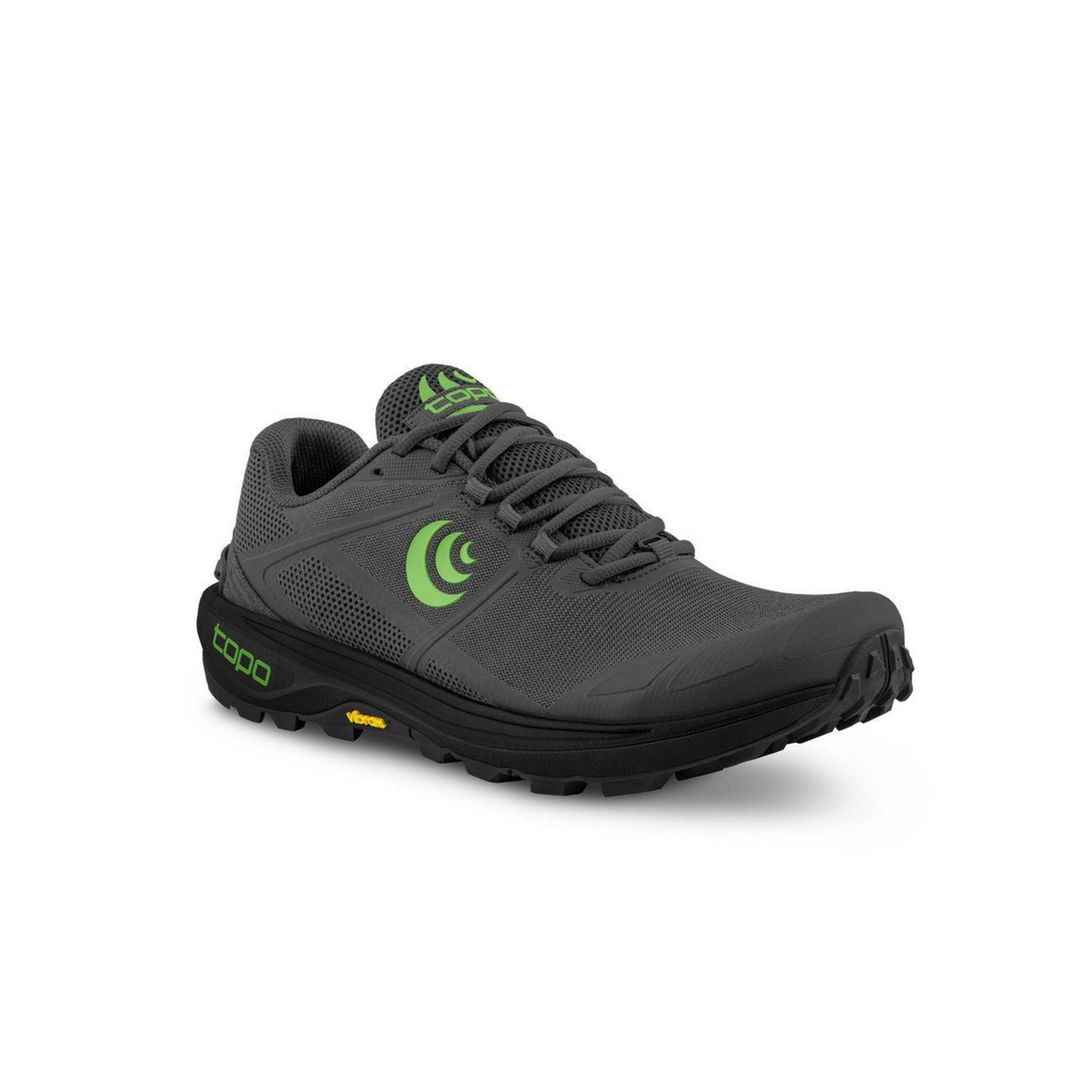 Topo Athletic - Topo Men's Terraventure 4 Trail Running Shoes (Dark Grey/ Green) - Cam2 