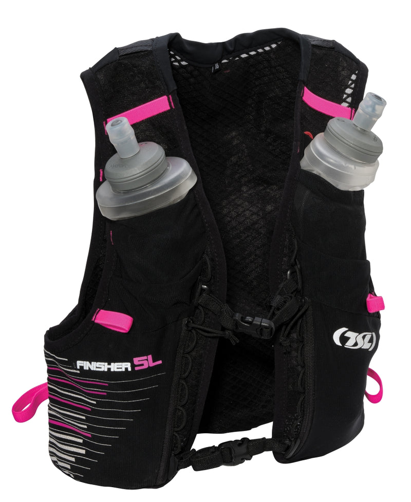 TSL Outdoor Finisher 5L Hydration Vest + 2 Collapsible 500ml Bottle