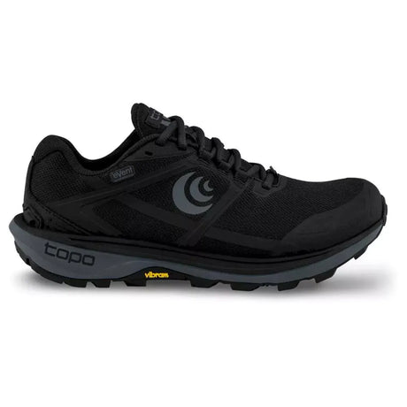 Topo Men's Terraventure 4 WP Trail Running Shoes (Black/ Charcoal) - Cam2