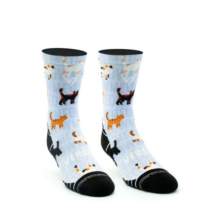 Versus - Versus Cats 2.0 Active Crew Socks - Cam2 