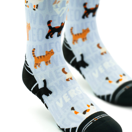 Versus - Versus Cats 2.0 Active Crew Socks - Cam2 