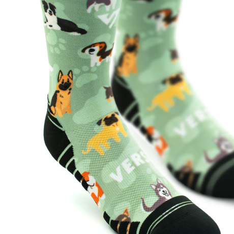 Versus - Versus Dogs 2.0 Active Crew Socks - Cam2 