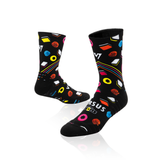 Versus Allsorts Liquorice Active Crew Socks