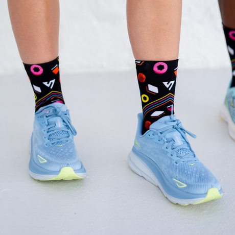 Versus - Versus Allsorts Liquorice Active Crew Socks - Cam2 