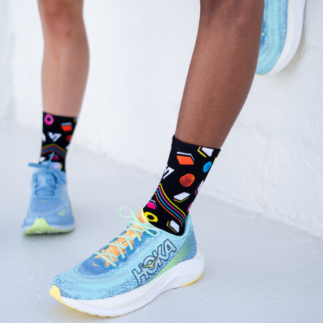 Versus - Versus Allsorts Liquorice Active Crew Socks - Cam2 