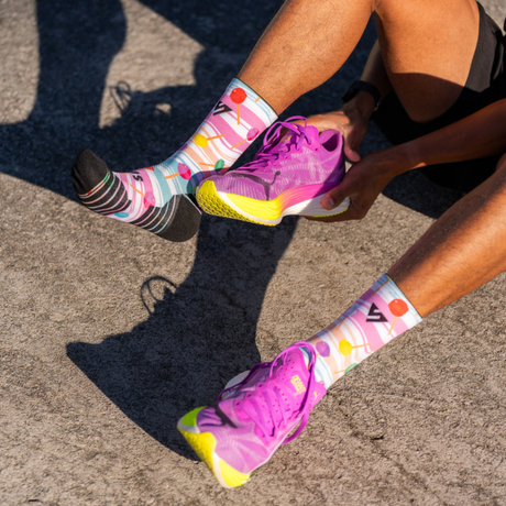 Versus - Versus Lollipop Active Crew Socks - Cam2 