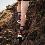 Versus Midnight Plum Trail Running Socks