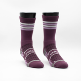 Versus Midnight Plum Trail Running Socks