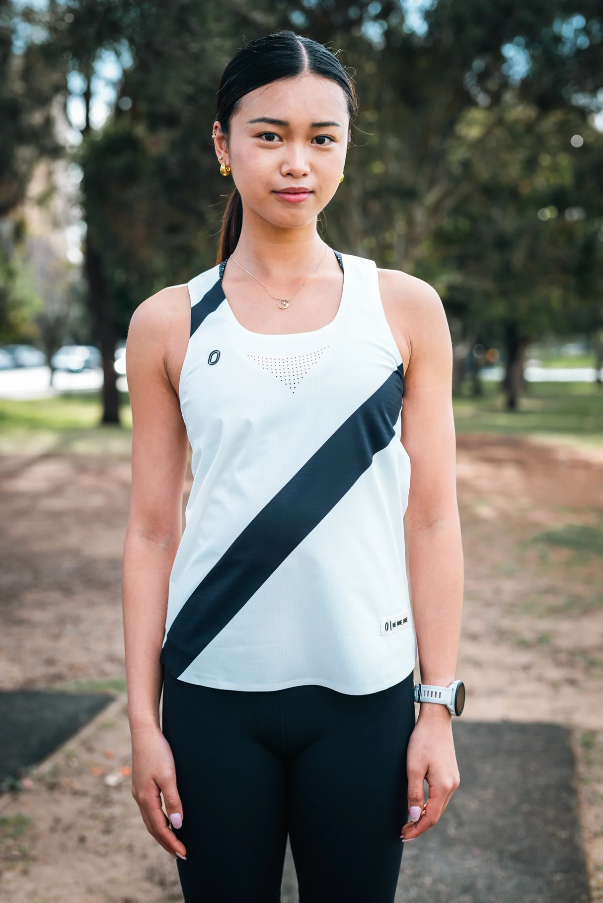 One Running Women's Victory Speed Tech Singlet Eclipse