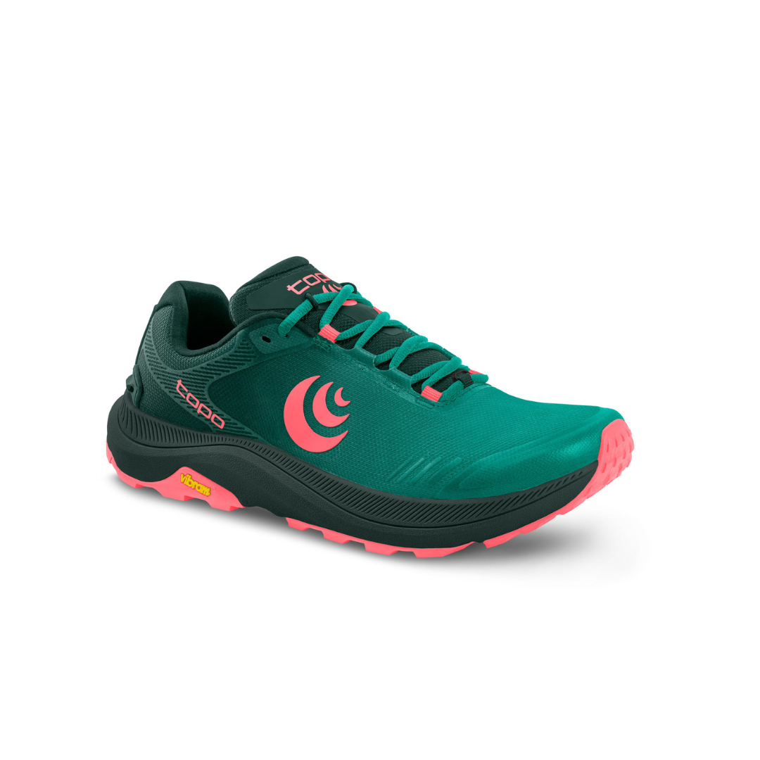 Topo Women's MT 5 Trail running shoes (Emerald/ Pink)