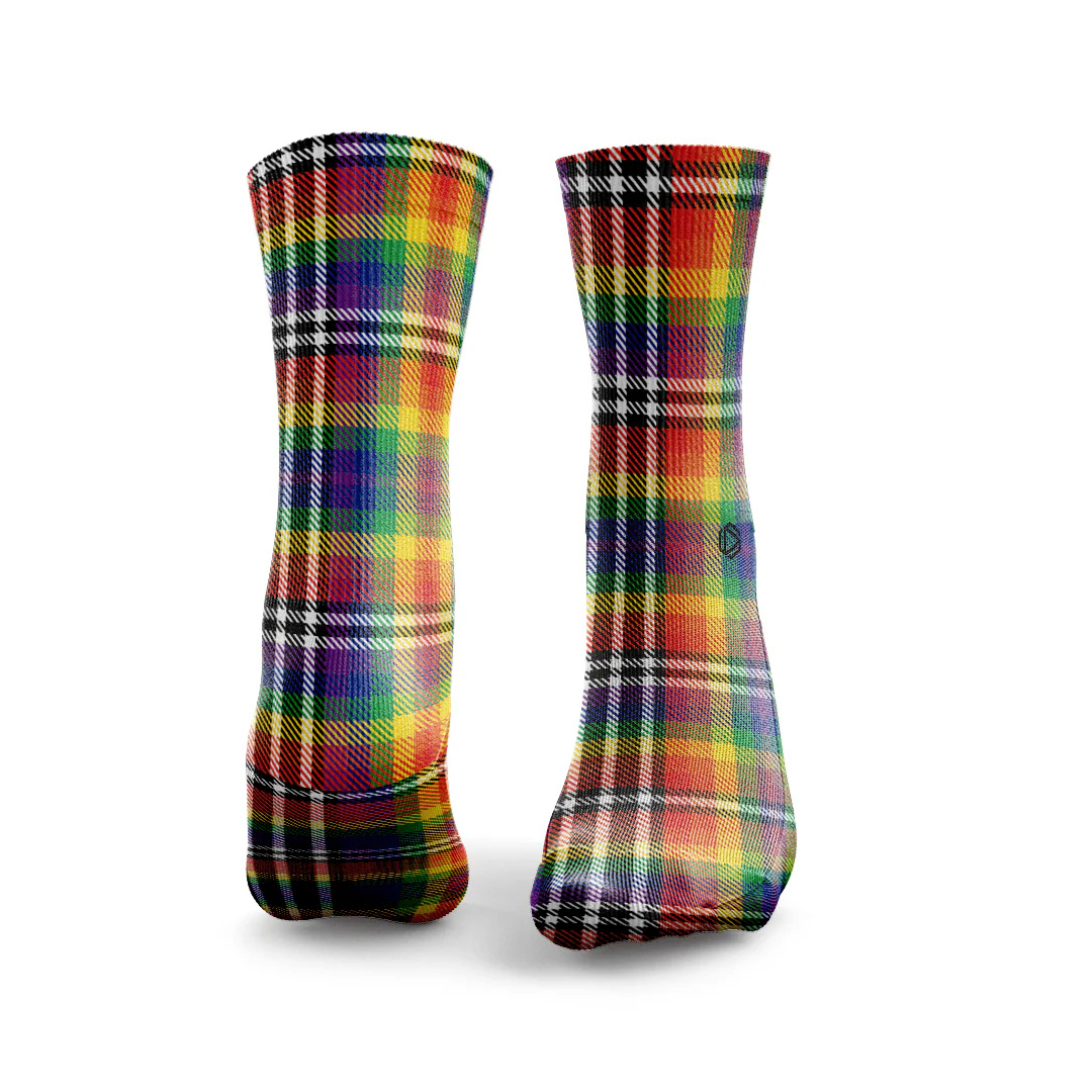 HEXXEE Women's Tartan Pride Running Socks