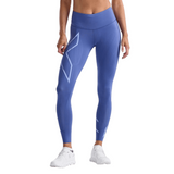 2XU Women's Light Speed ​​Mid-Rise Compression Tights (MAR/ HRF)