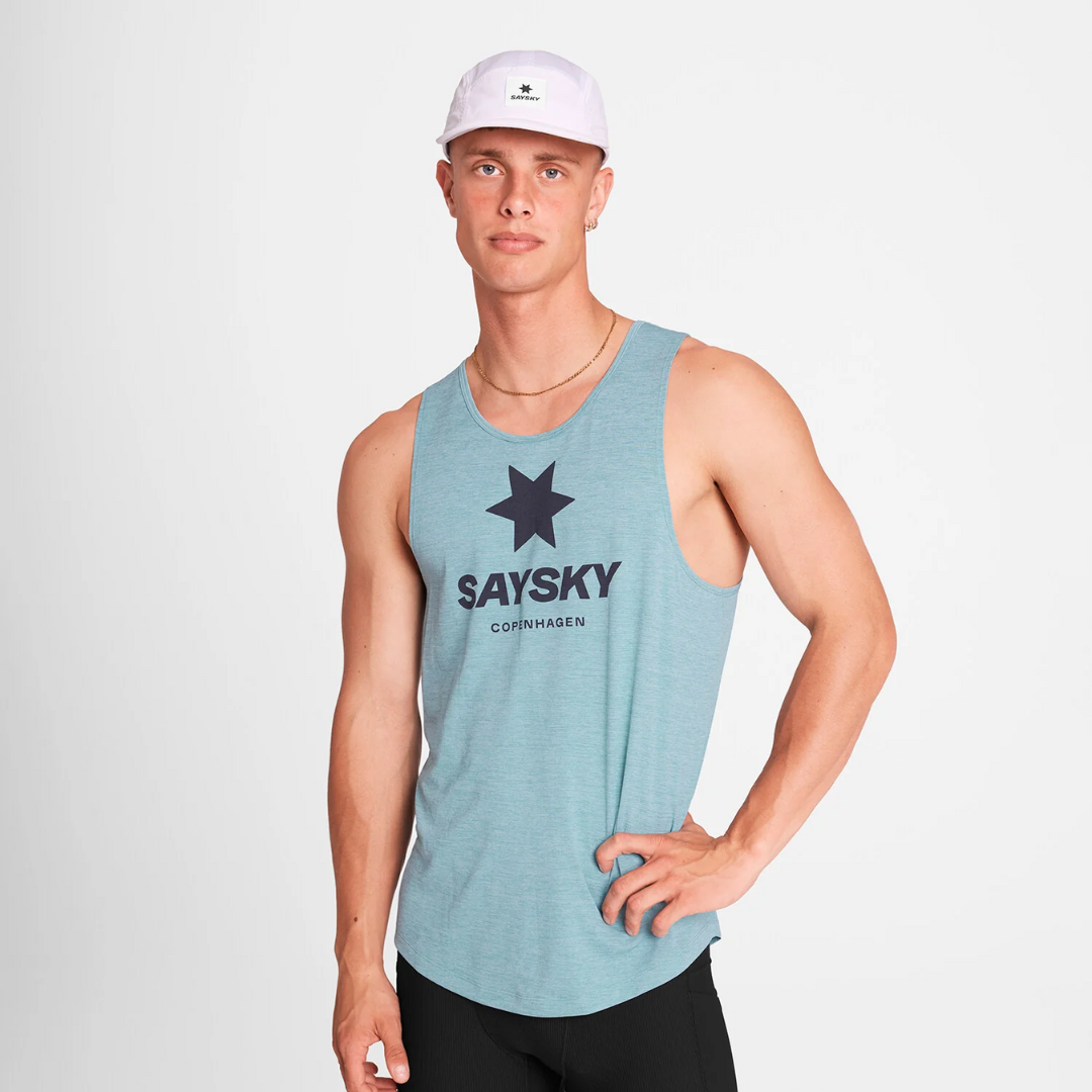 SAYSKY Men's Logo Combat Pro Singlet