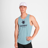 SAYSKY Men's Logo Combat Pro Singlet