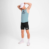 SAYSKY Men's Logo Combat Pro Singlet