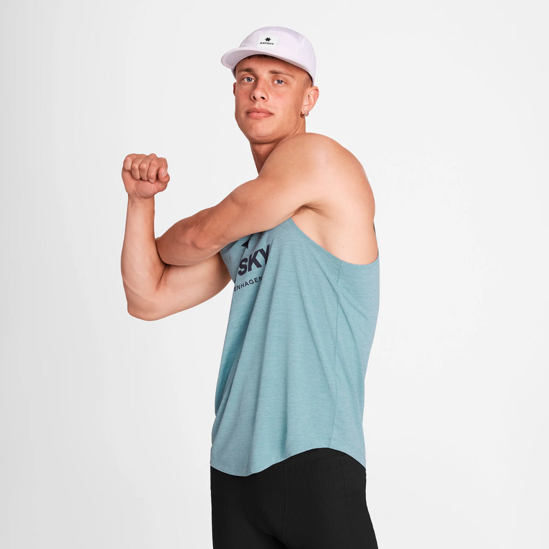 SAYSKY Men's Logo Combat Pro Singlet