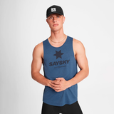 SAYSKY Men's Logo Combat Pro Singlet