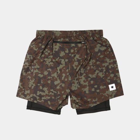 SAYSKY - SAYSKY Men's  Camo Pace 2 in 1 Shorts 5'' - Cam2 