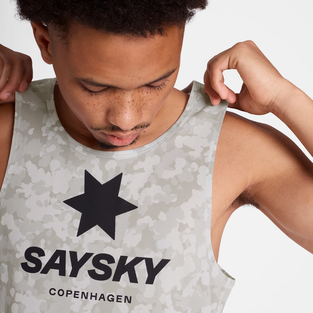 SAYSKY Men's Camo Combat Singlet