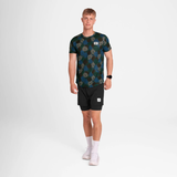 SAYSKY Men's Flower Combat T-Shirt