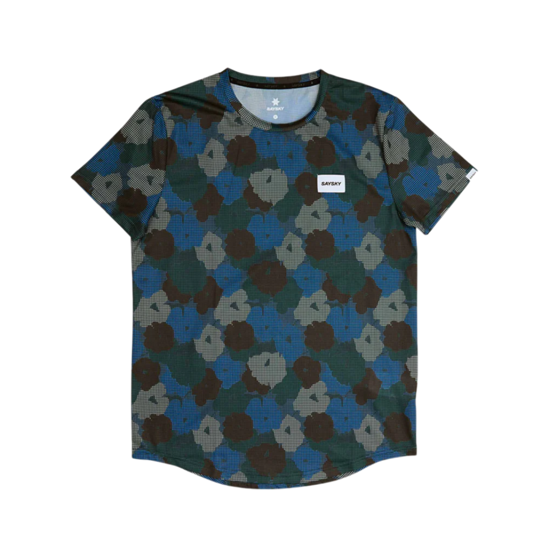 SAYSKY Men's Flower Combat T-Shirt