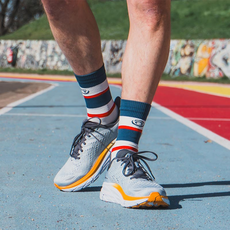 BV Sport - BV Sport Socquette Light Run "Haute" Socks (IBIZA) - Cam2 