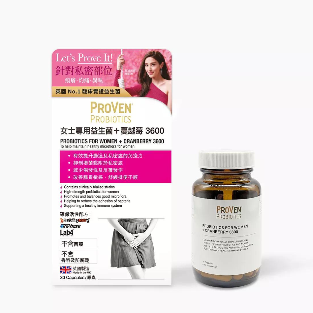 Proven Women Probiotics + Cranberry 3600 30'S