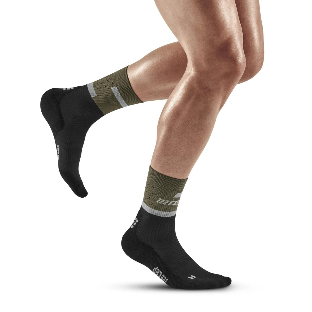 CEP Men's The Run Compression Socks Mid Cut v4