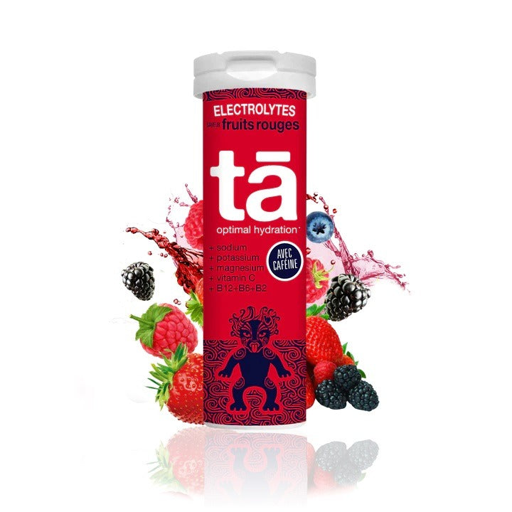 TA Electrolytes Hydration Tabs (Fruits Rouges Caffeine) - Cam2