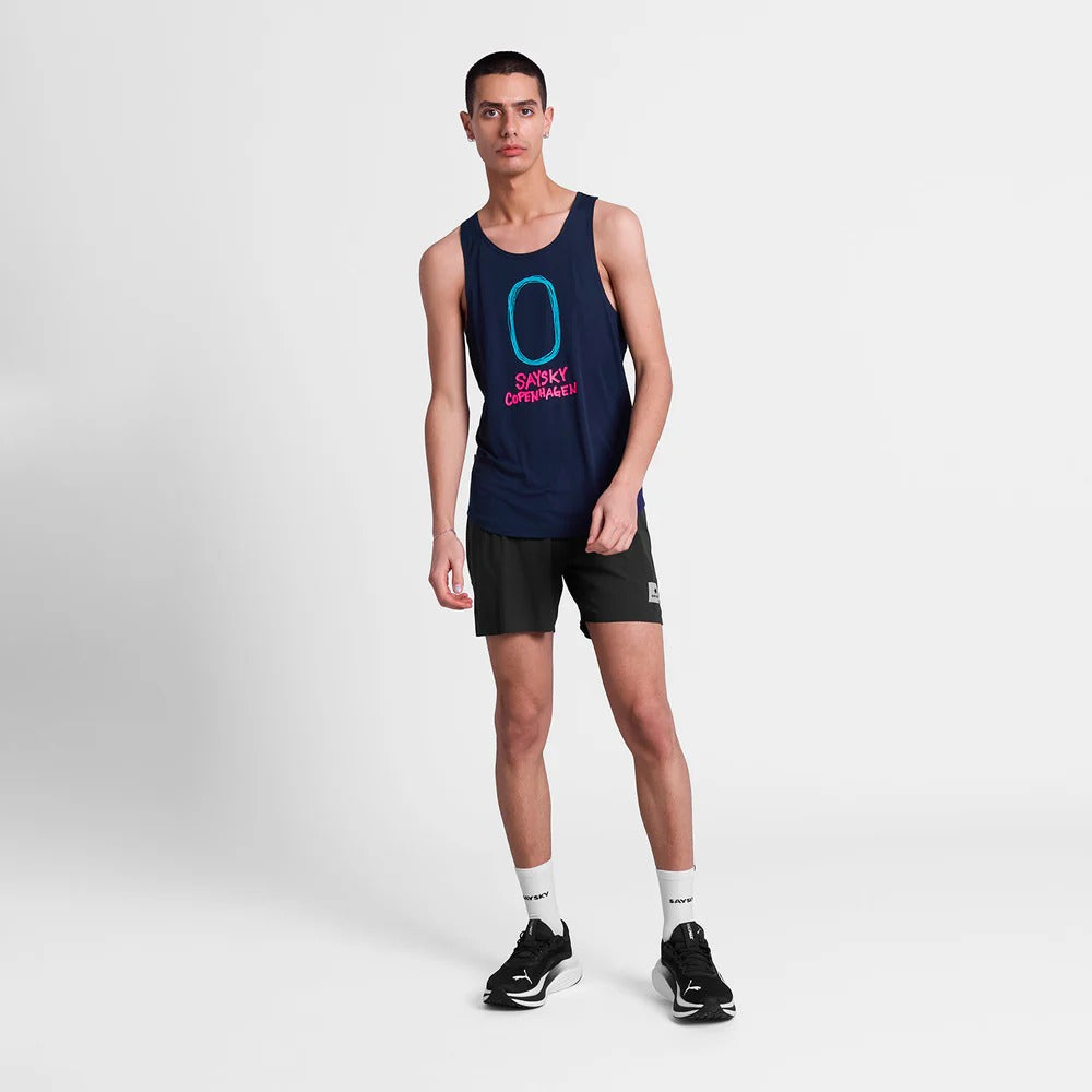 SAYSKY - SAYSKY Men's Statement Flow Singlet - Cam2 