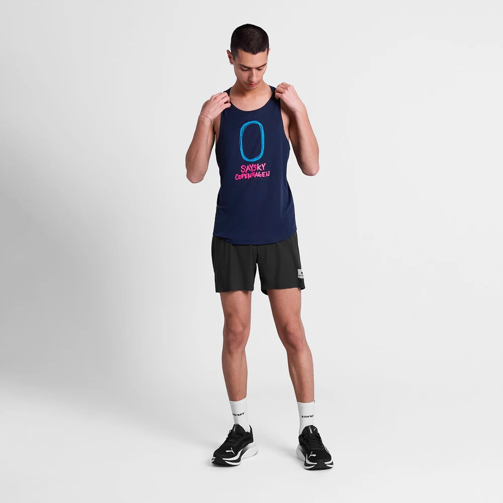 SAYSKY - SAYSKY Men's Statement Flow Singlet - Cam2 