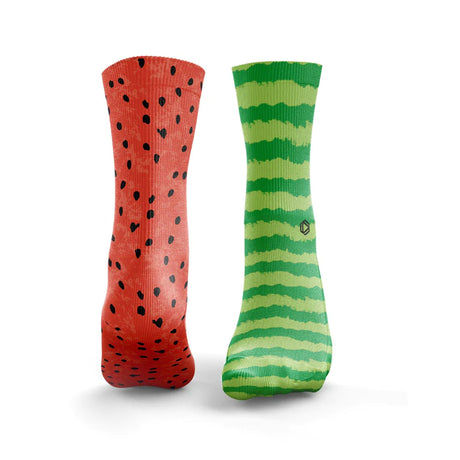 HEXXEE Men's Watermelon Odd Running Socks - Cam2