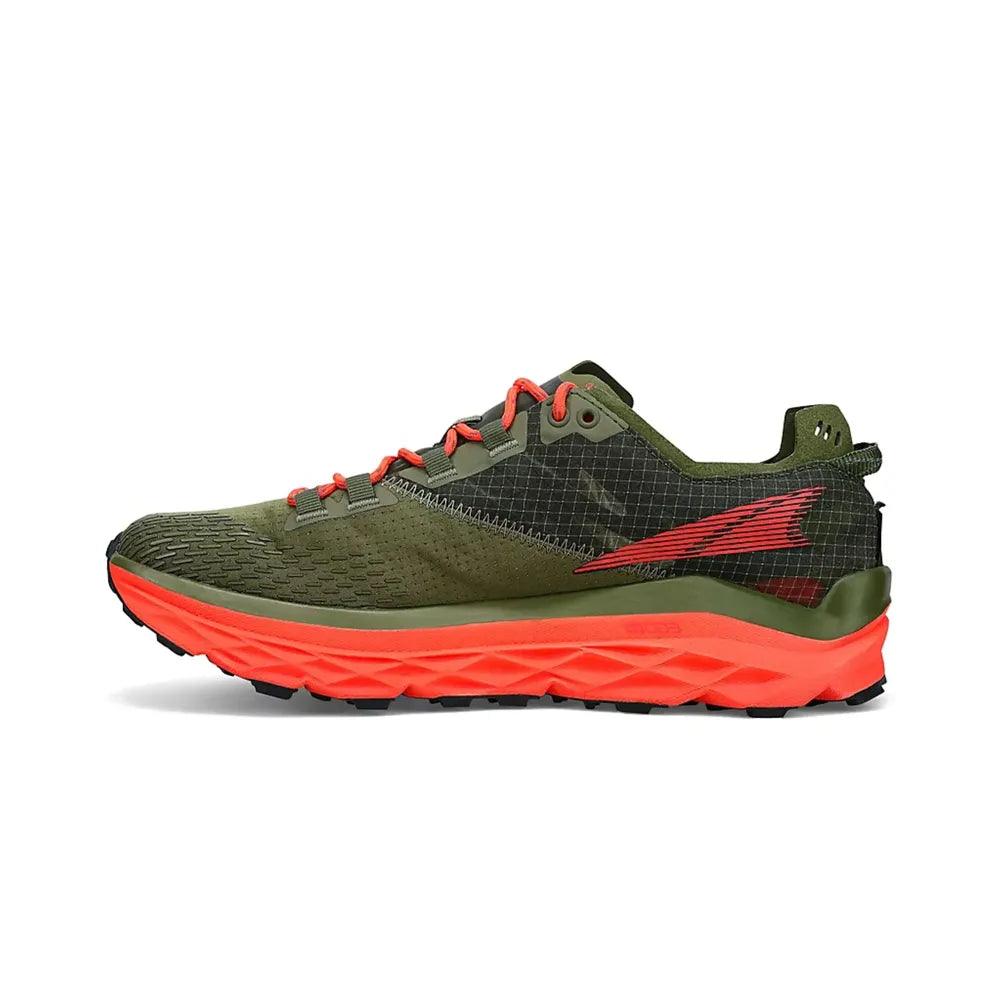 Altra Men's Mont Blanc Trail Running Shoes (Dusty Olive) - Cam2