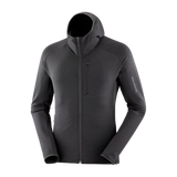 Salomon Men's Essential Lightwarm Midlayer Jacket with hood (Phantom)