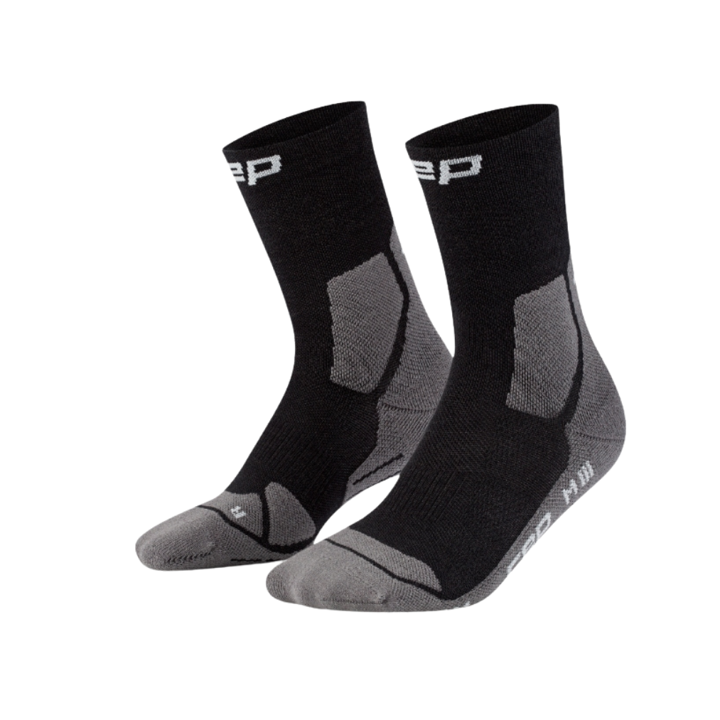 CEP Men's Hiking Light Cushion Compression Socks Mid Cut