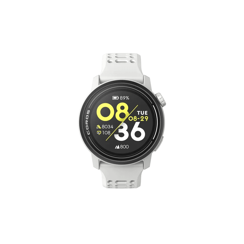 Coros Pace 3 Multisport Watch - White (Silicon Band) - Cam2