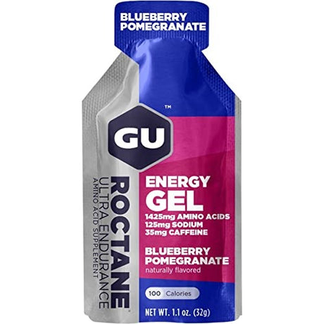 GU Energy Roctane Ultra Endurance Energy Gel (Blueberry Pomegranate) - Cam2