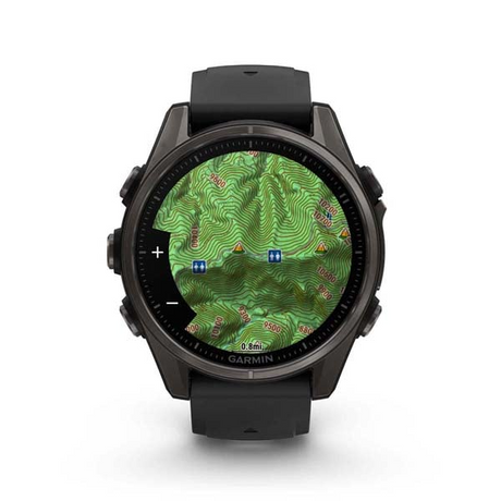 Garmin (Fenix 8) - Garmin Fenix 8 43mm AMOLED Sapphire GPS Smart Watch - Cam2 