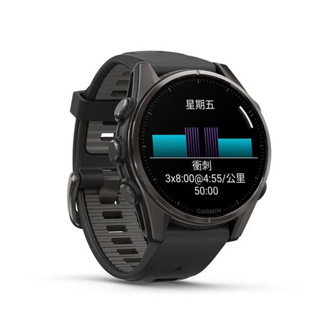Garmin (Fenix 8) - Garmin Fenix 8 43mm AMOLED Sapphire GPS Smart Watch - Cam2 