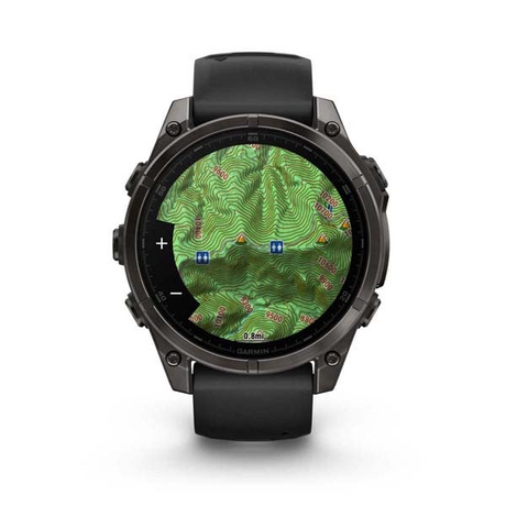 Garmin (Fenix 8) - Garmin Fenix 8 47mm AMOLED Sapphire GPS Smart Watch - Cam2 